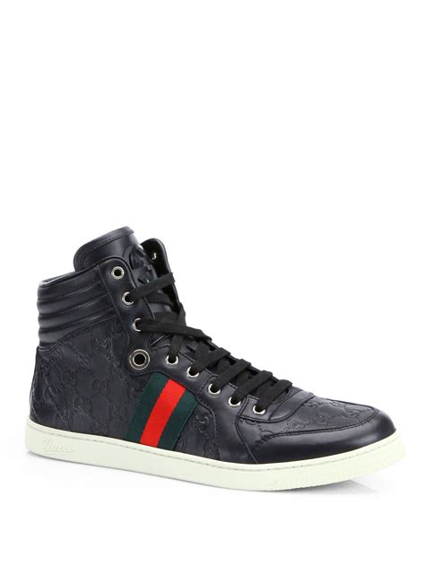 dress sneakers men gucci|gucci sneakers black high top.